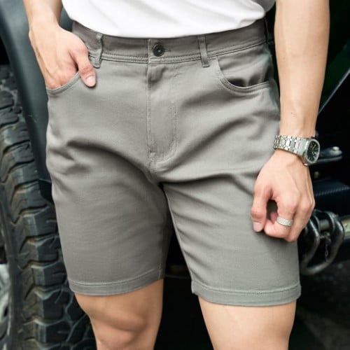 Quần Short Kaki Nam Five Pocket Classic Form Slim