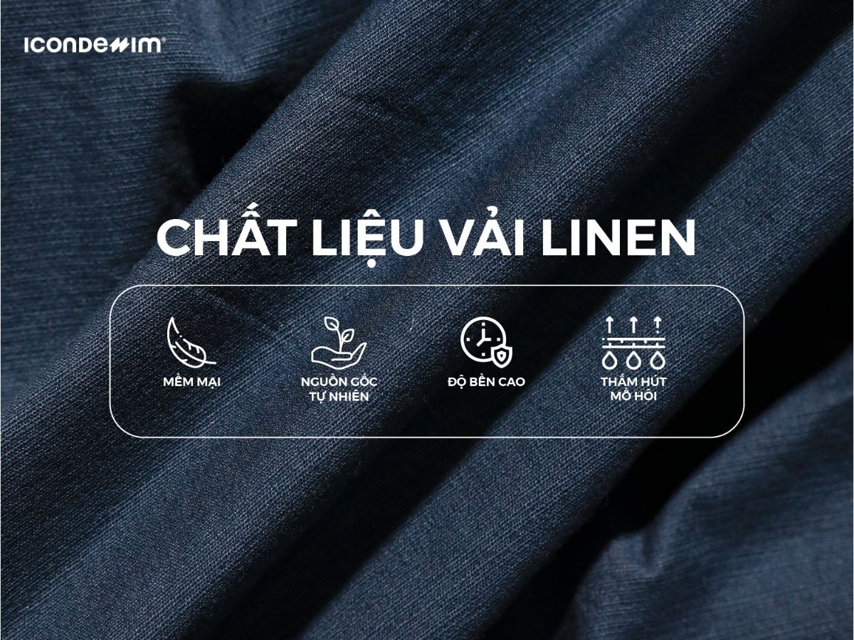 Vải linen mặc mát mùa hè