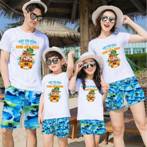 Bộ sưu tập áo phông gia đình cao cấp hot nhất hè