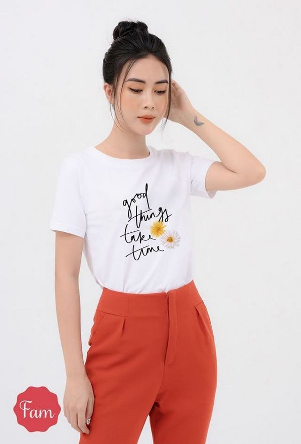 Da ngăm chọn màu áo phông nào cho đẹp?