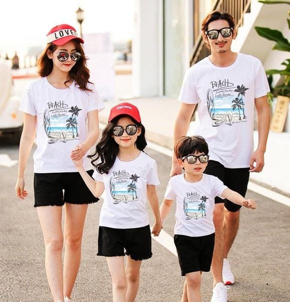 Áo gia đình đi biển AB21410.1