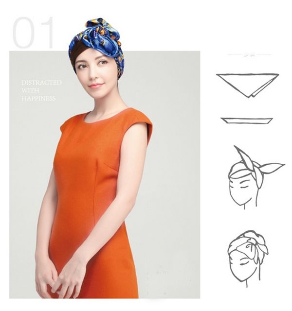 Hướng dẫn 10 kiểu thắt khăn đẹp sang chảnh cho nữ công sở