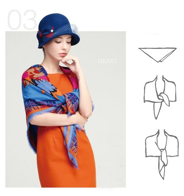 Hướng dẫn 10 kiểu thắt khăn đẹp sang chảnh cho nữ công sở