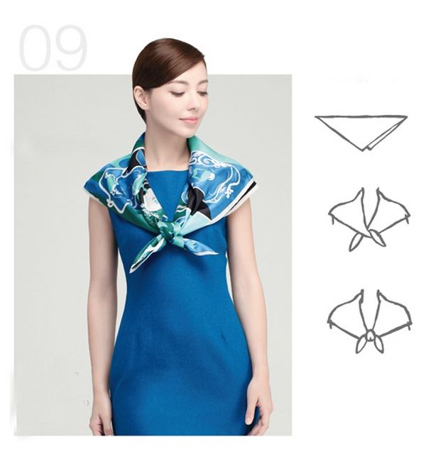 Hướng dẫn 10 kiểu thắt khăn đẹp sang chảnh cho nữ công sở