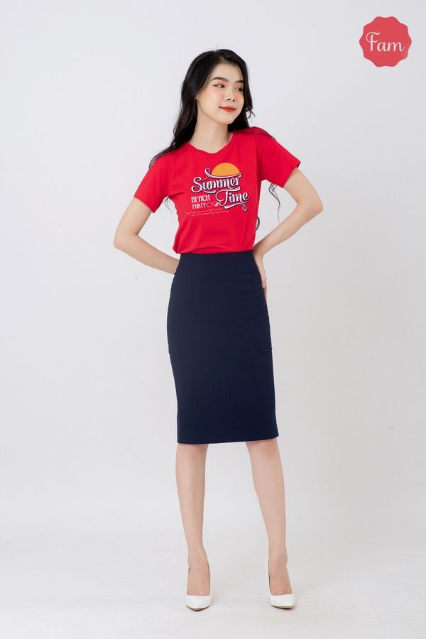 Da ngăm chọn màu áo phông nào cho đẹp?