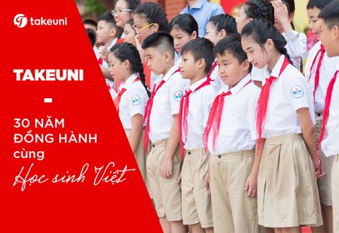 Đồng phục TakeUni - 30 năm đồng hành cùng học sinh Việt