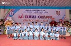 Trường Tiểu học Đô Thị Sài Đồng hân hoan dự lễ khai giảng năm học 2023 - 2024