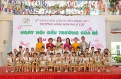 Trường mầm non Phúc Lộc rộn ràng ngày hội đến trường năm học 2023 - 2024
