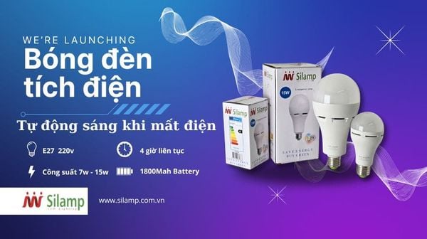 Bóng đèn LED tích điện Silamp 7W & 15W