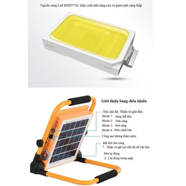 đèn sách tay năng lượng mặt trời