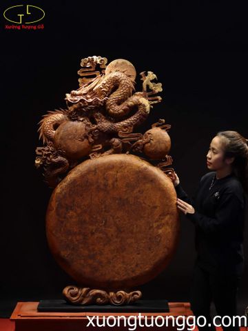 Song Long gỗ dổi và ý nghĩa phong thủy.