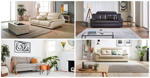 20 bộ sofa da giá rẻ không thể bỏ qua trong dịp sale cuối năm