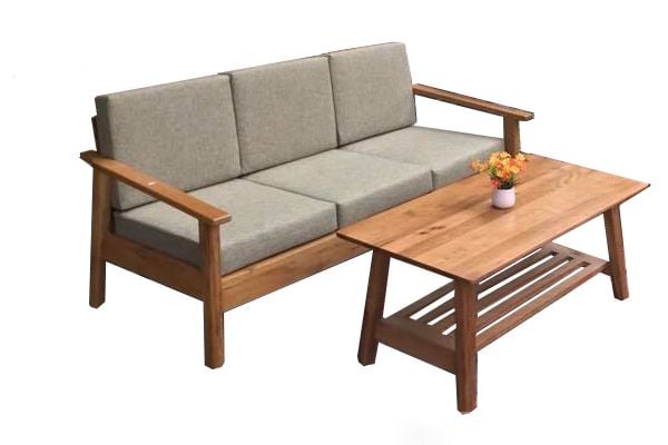 sofa gỗ sồi