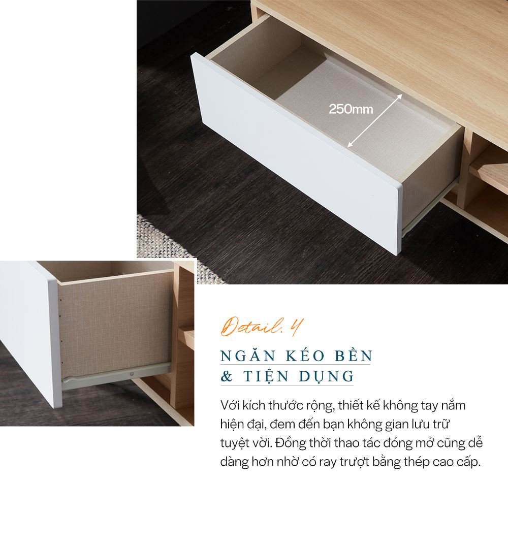 TS010 - KỆ TIVI GỖ MDF SCANDINAVIAN - CHI TIẾT 05