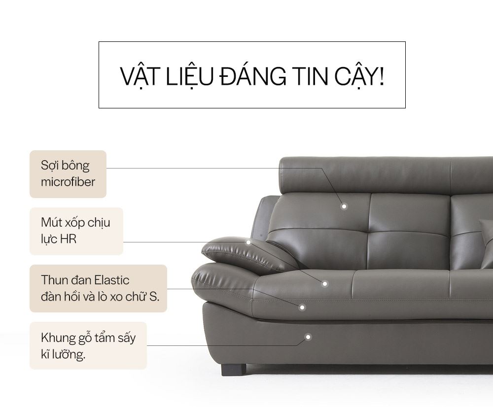 SF306 - GHẾ SOFA DA PU 3 CHỖ NGỒI_vật liệu sp