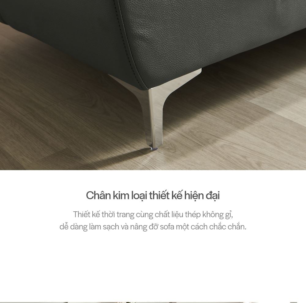 SF322 - GHẾ SOFA DA 4 CHỖ NGỒI 