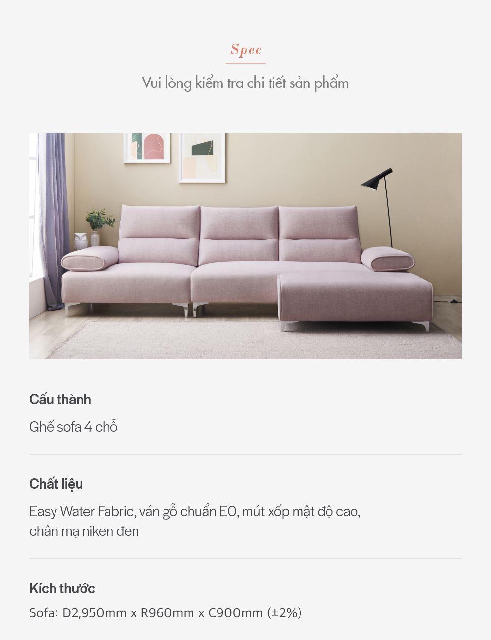 SF327 - GHẾ SOFA DA 4 CHỖ NGỒI