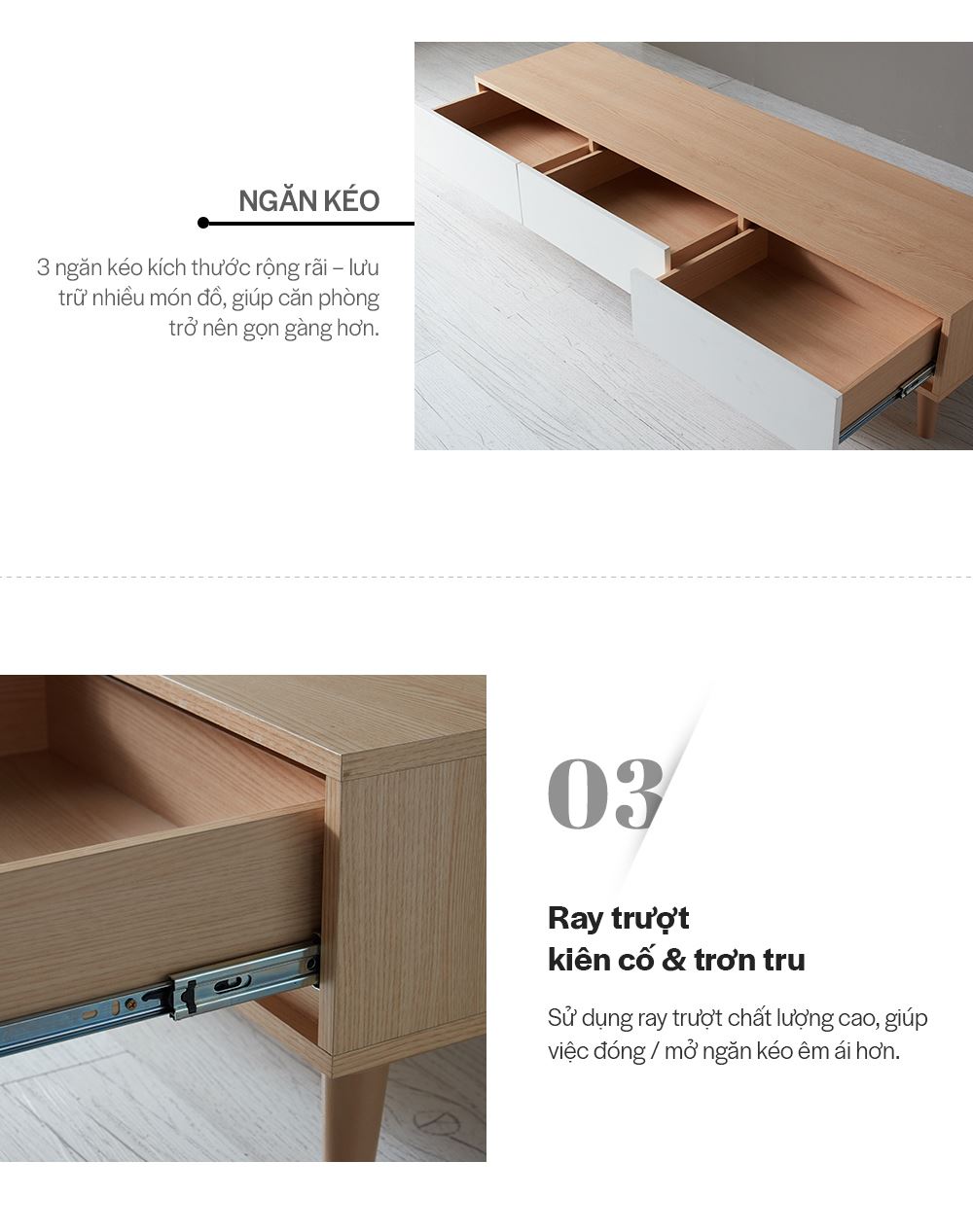 TS008 - KỆ TIVI GỖ MDF SCANDINAVIAN - CHI TIẾT 04