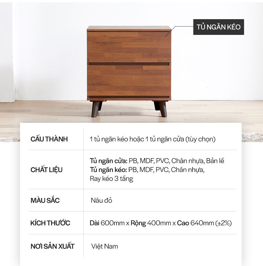 LS015 - TỦ TRANG TRÍ GỖ MDF CAO CẤP 600 - THÔNG TIN SP 