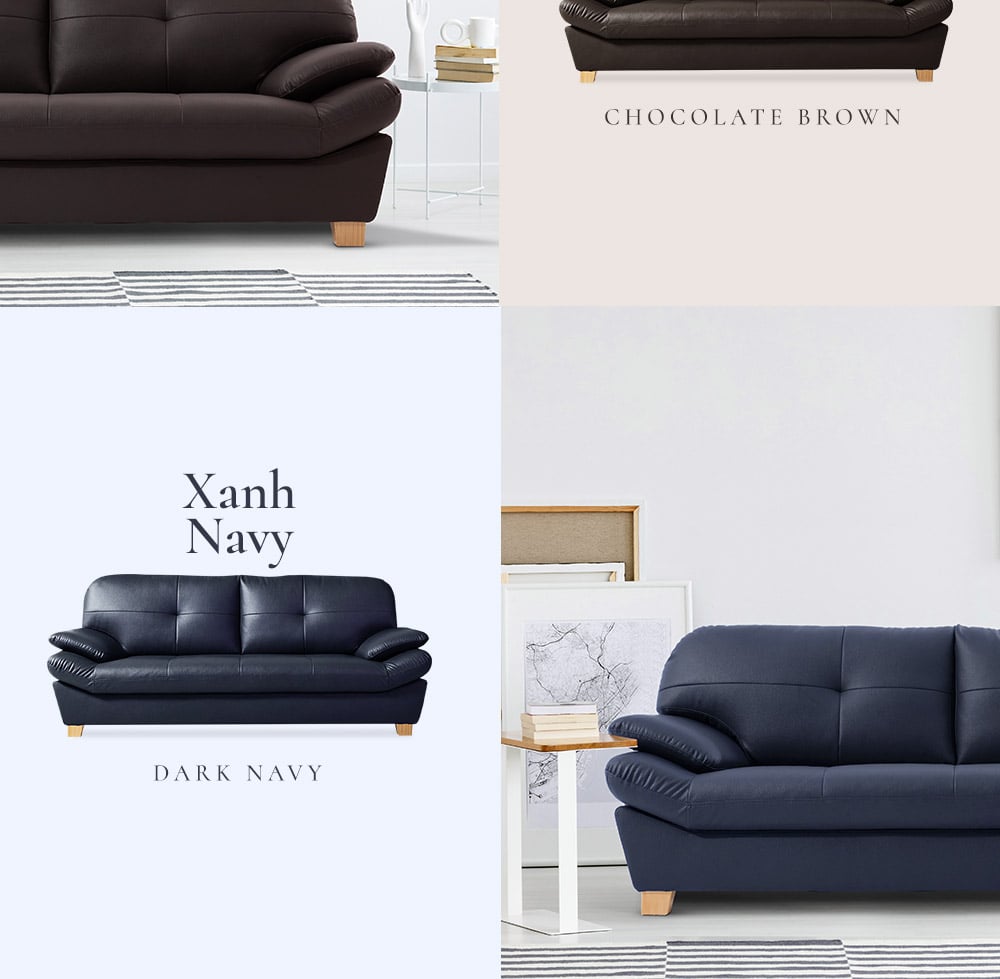 SF308 - GHẾ SOFA DA PU 3 CHỖ NGỒI_MÀU SẮC