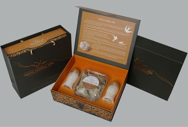 Yến thô còn lông hộp 100g