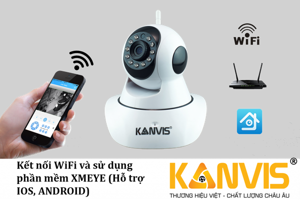 Camera dùng WiFi và phần mềm xmeye