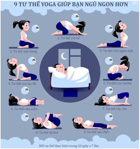 9 tư thế yoga giúp bạn ngủ ngon hơn