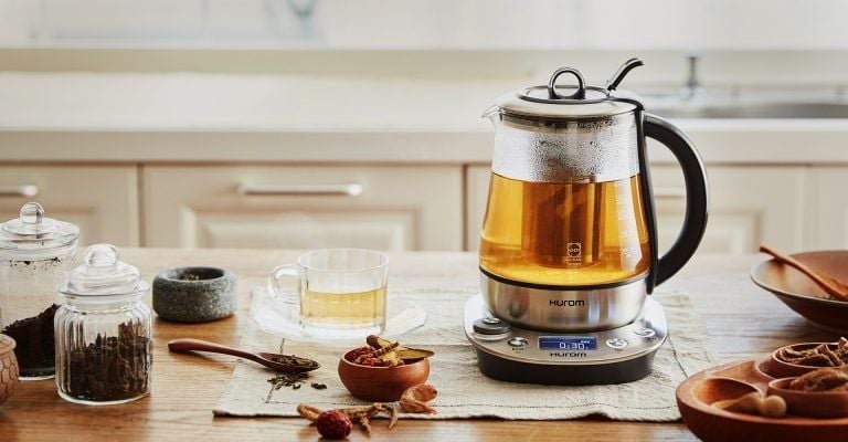 ấm pha trà chưng yến Hurom Tea Master TM P02FSS