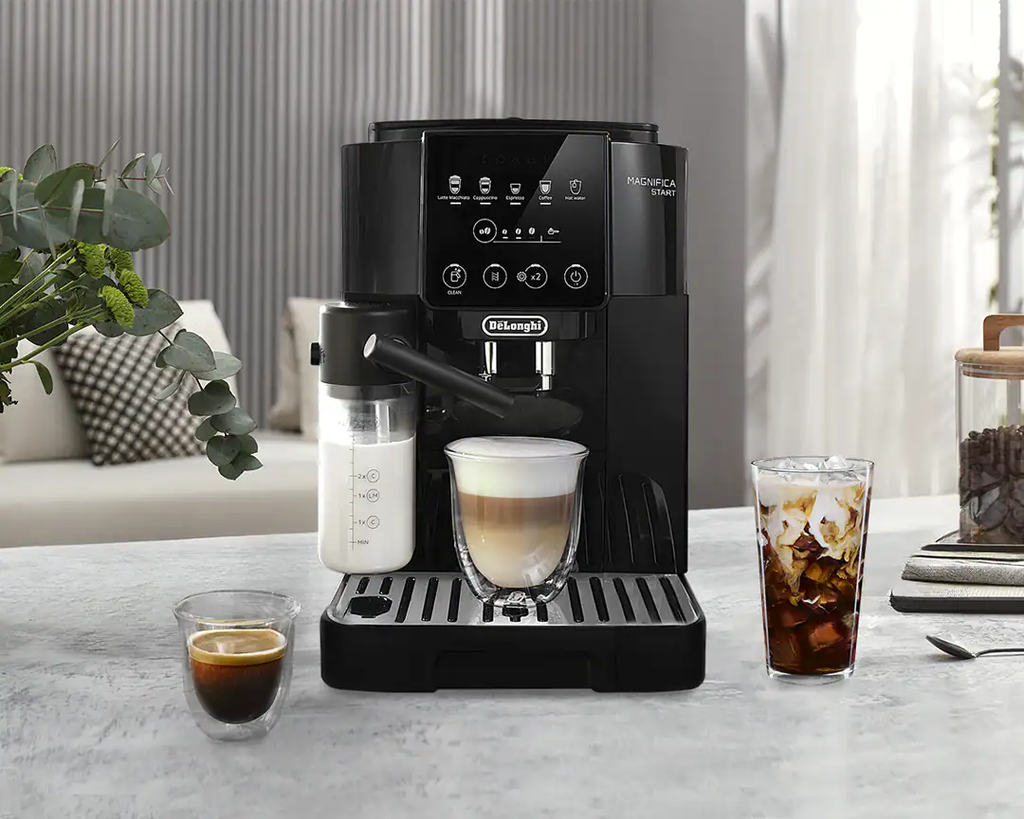 Bình đánh sữa máy pha cà phê cho quán Delonghi Ecam 220.60.B