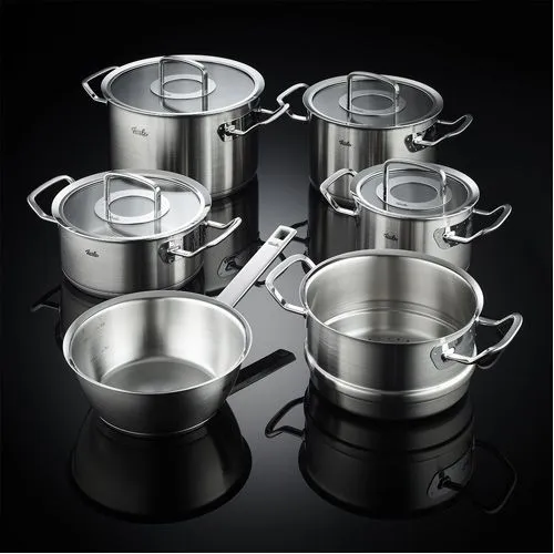 Bộ nồi Fissler 6 món nắp kính Fissler Original Profi Collection