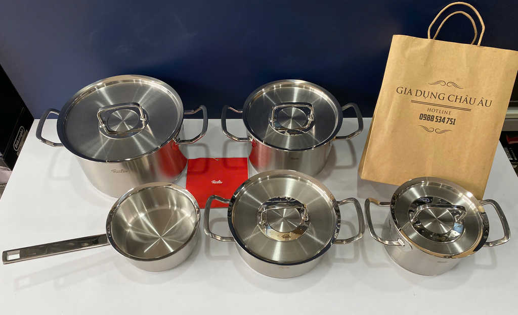 Bộ nồi inox 304 của Đức Fissler Original Pro fi 5 món