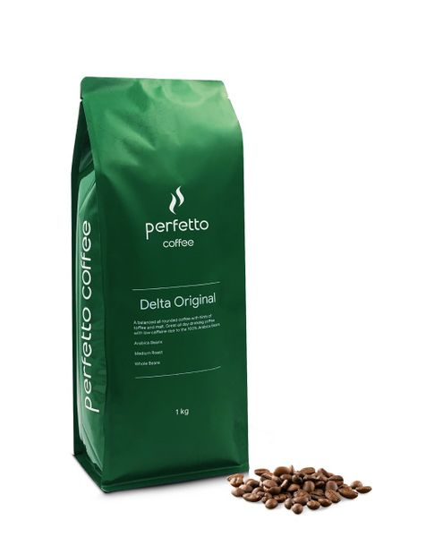 Cà phê hạt pha Espresso Perfetto Delta Series Original 1kg