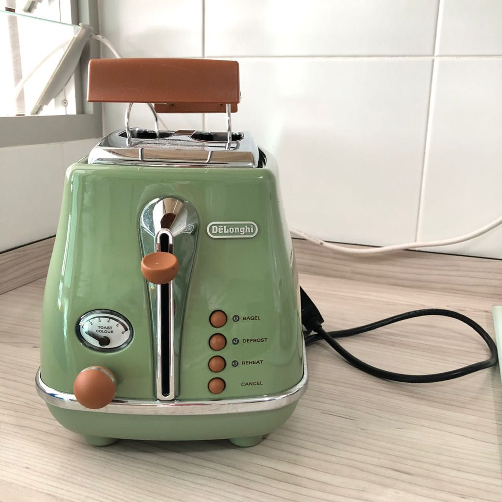 Cách rửa máy nướng bánh mì toaster delonghi icona vintage ctov 2103 gr