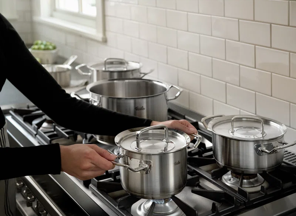 Nồi Inox fissler của đức fissler original profi collection dùng được với bếp từ