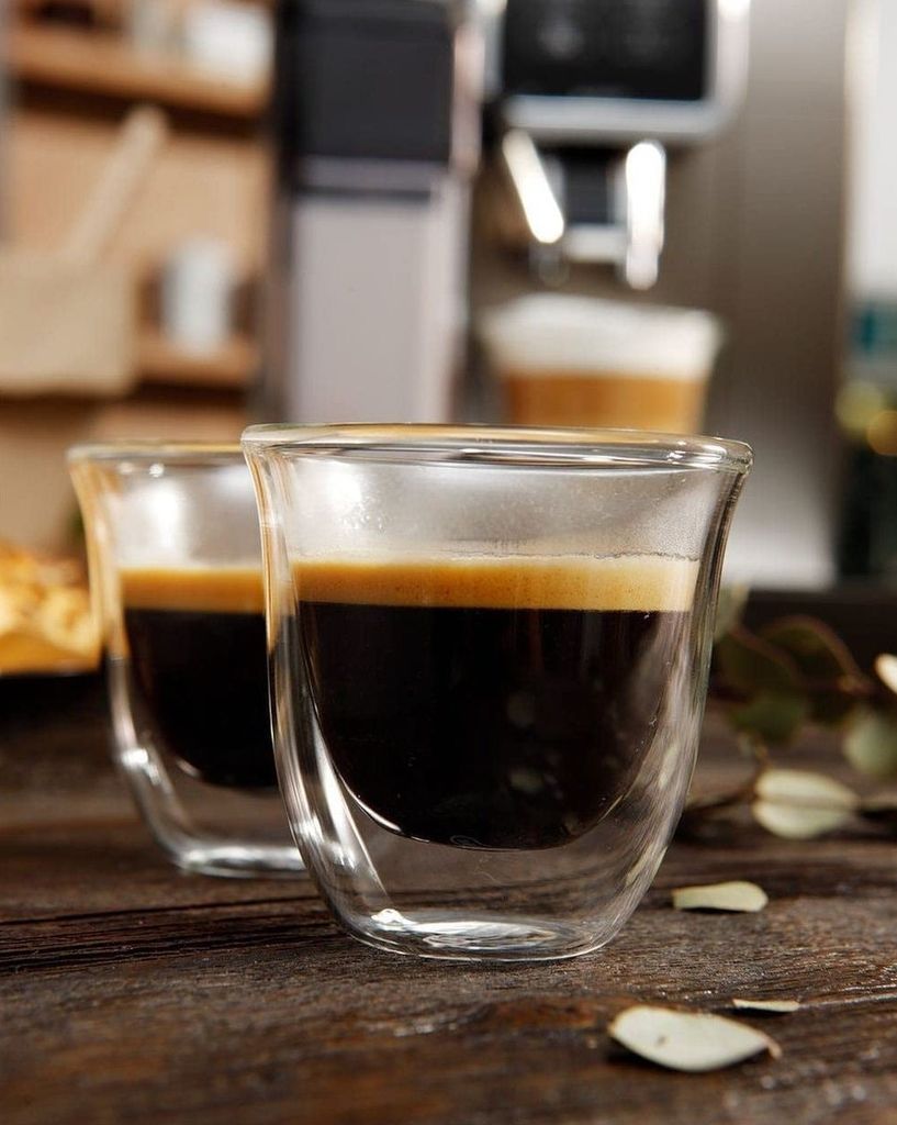 Ly thủy tinh 2 lớp cách nhiệt Delonghi 90ml