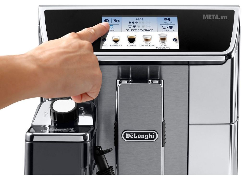 Màn hình điều khiển máy pha cà phê rang xay Delonghi Ecam 650.75.S