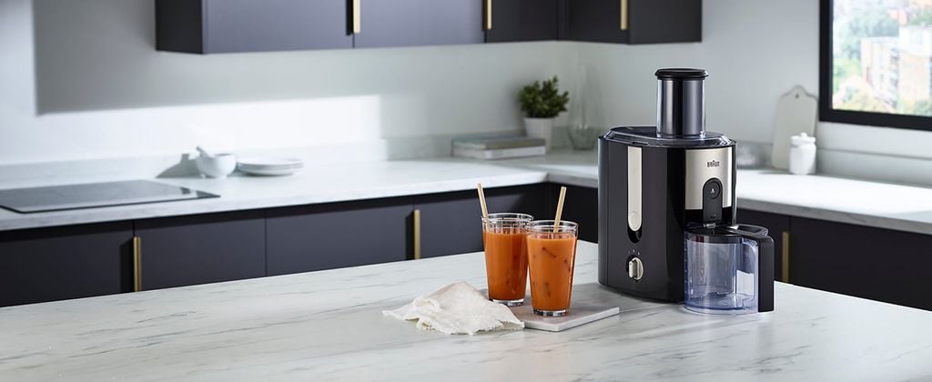 Máy ép rau củ mini Braun Identity Collection Spin juicer J 500 Black