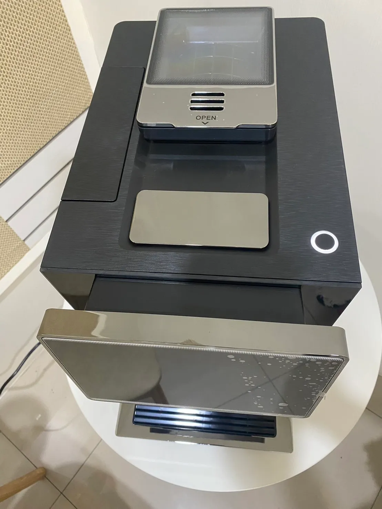 máy pha cafe ngon nhất Dr coffee machine nhìn từ trên xuống