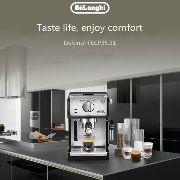 [CHÍNH HÃNG] Máy pha cà phê Delonghi ECP35.31 - Coffee Maker Machine Delonghi ECP 35.31