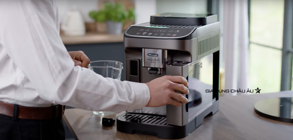 bình nước máy pha cafe cho quán Delonghi Ecam