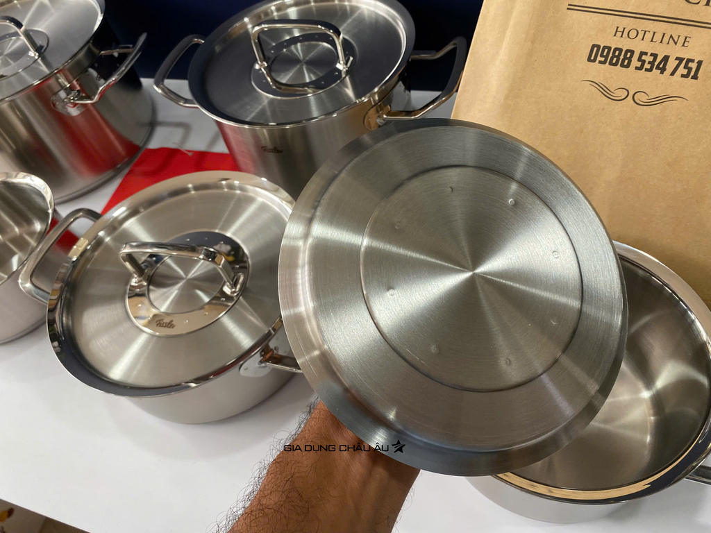 Nắp inox của bộ nồi fissler 5 món Fissler Original Pro