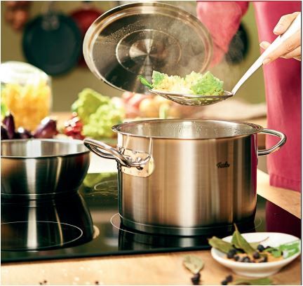 Bộ nồi cao cấp Fissler Original 4 món nắp inox