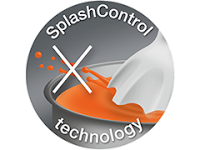 Với công nghệ Splash Control