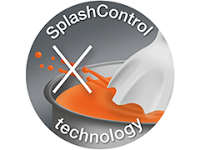 Với công nghệ Splash Control