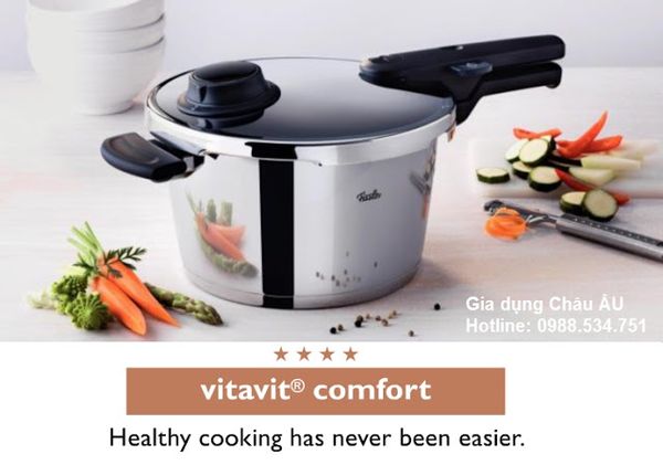 Nồi áp suất Fissler Vitavit Comfort sản xuất tại Đức nguyên chiếc - Made in Germany