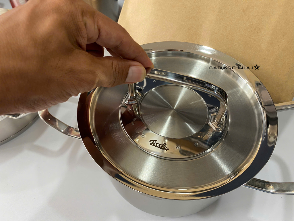 Bộ nồi Đức Fissler Original Pro nắp inox