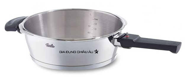 Vạch chia dung tích trong nồi áp suất bếp ga Fissler Vitavit Premium 2.5 L 22 cm