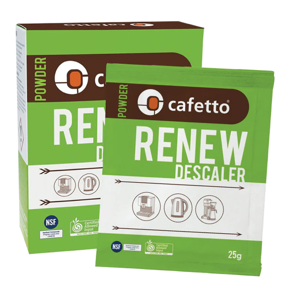 Hóa chất tẩy cặn vôi máy pha cafe Cafetto Renew Descaler 25 g