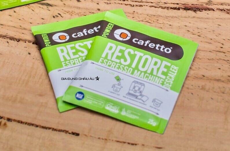 Thuốc vệ sinh máy pha cafe Cafetto Restore Descaler 25 g