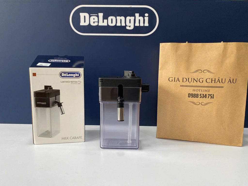 Bình đựng sữa máy pha cà phê tại nhà Delonghi Ecam610.75.MB Primadonna Soul